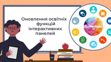 Оновлення освітніх функцій інтерактивних панелей