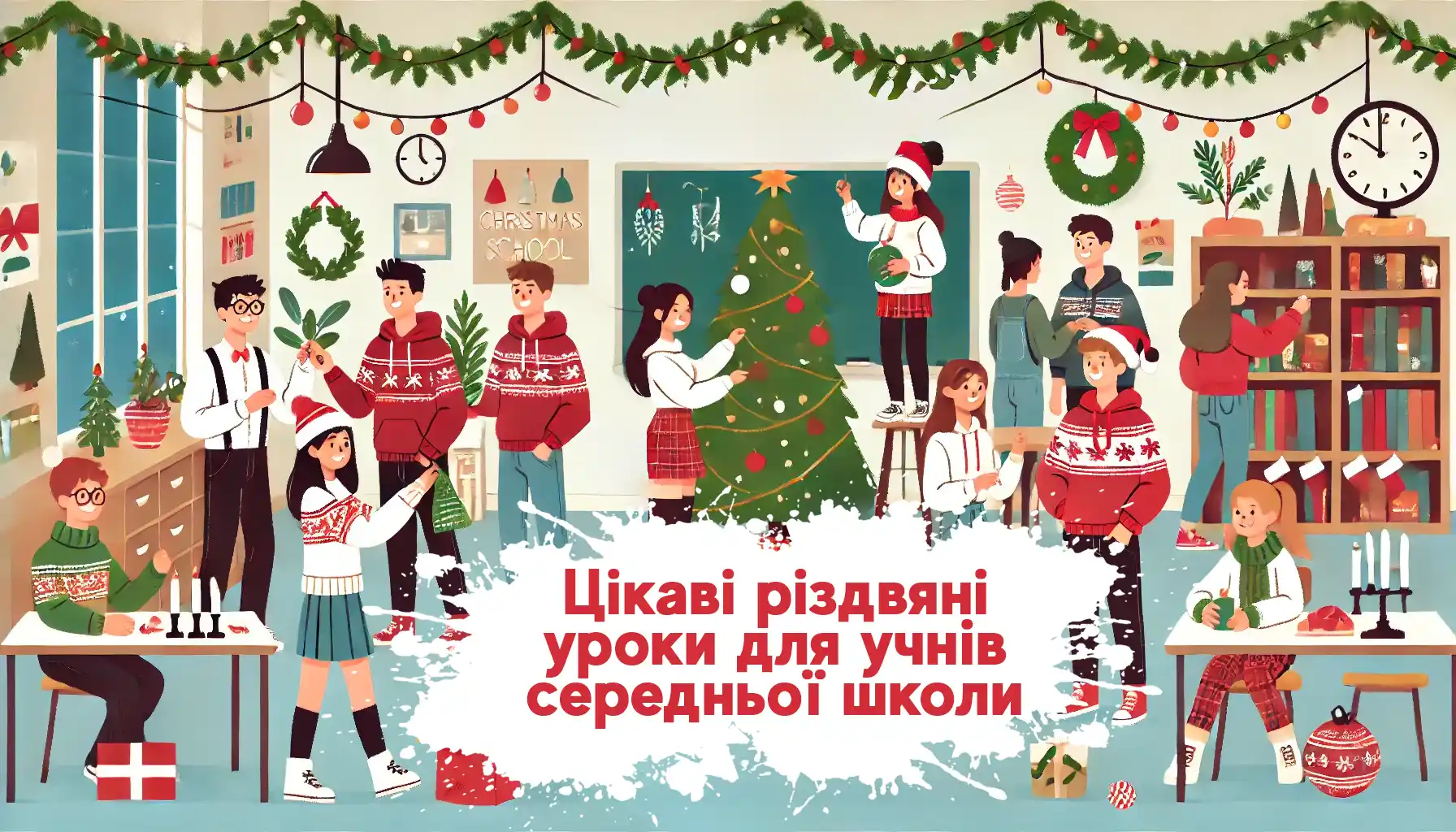 Cikavi rizdvyani yroku dlya ychniv serednoi chkolu