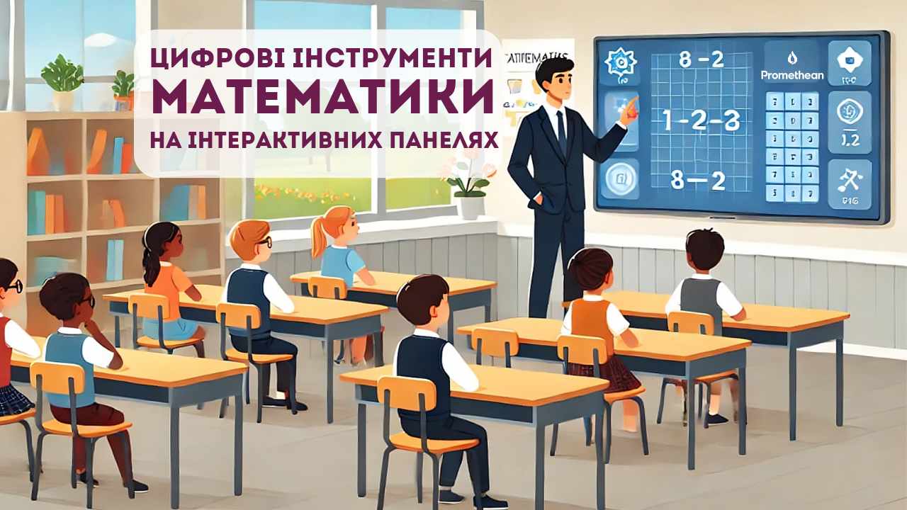 Інтерактивні панелі Promethean на уроках математики