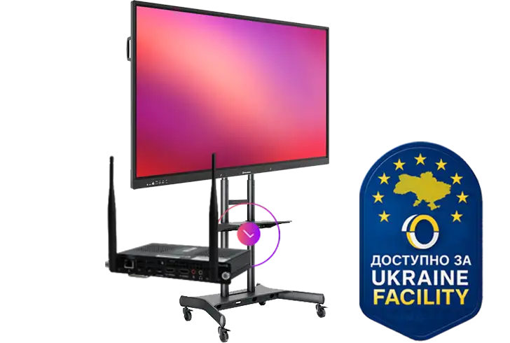 ActivPanel Plus LE OPS-M з мобільною стійкою (інтерактивний навчальний комплекс)