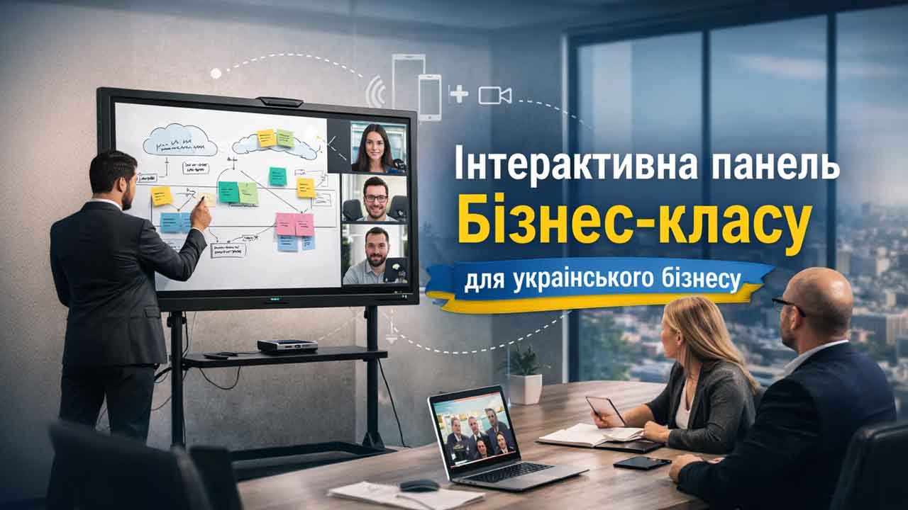 Інтерактивна панель ActivPanel 10 Premium для ефективності бізнесу